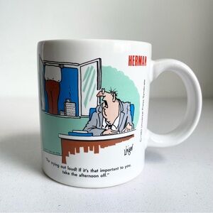 Vintage 1983 Herman Cartoon Coffee Mug
